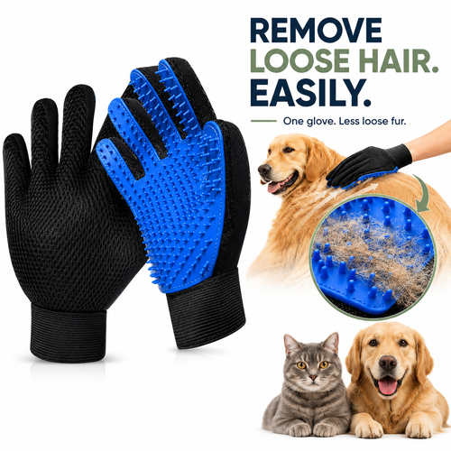 Mufflo™ Pet Grooming Gloves