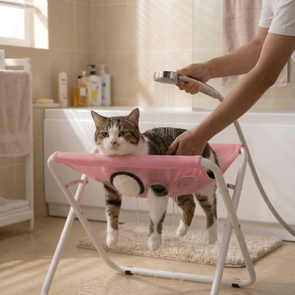 Mufflo™ Foldable Pet Bathing Hammock